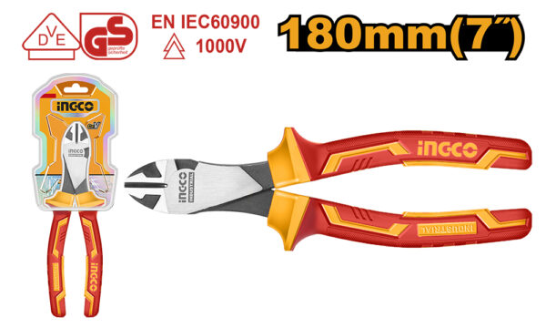 ALICATE CORTE DIAGONAL HEAVY DUTY 1000V 7" / 180MM