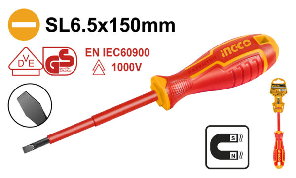 DESTORNILLADOR PLANO 1000V - SL6.5X150MM